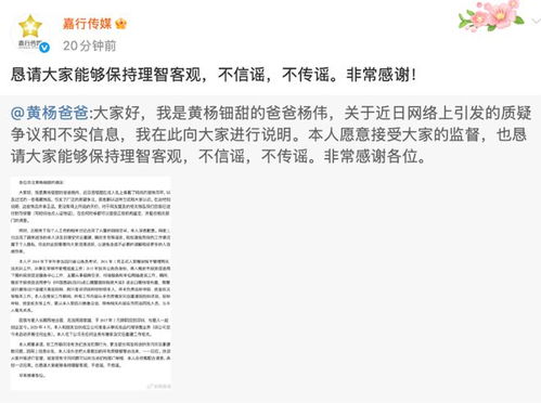黄杨钿甜父亲涉故意隐瞒违法生二孩事件始末